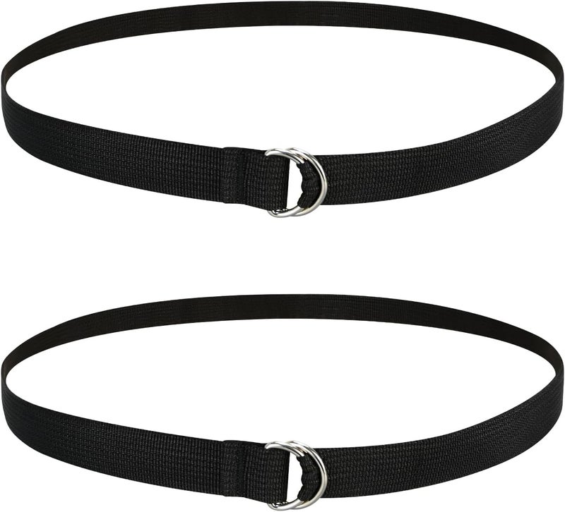 DkOvn 2 Pack Football Belts, 52 to 57 Inches Long, with Stainless Steel D Rings, for Youth, Adults - Image 1